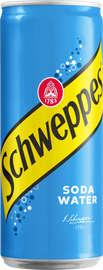 Schweppes Soda Water CAN 330 ml