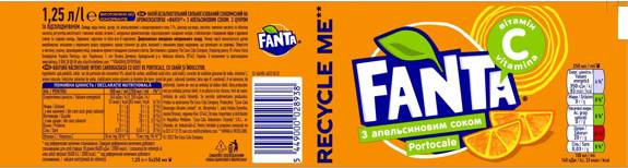 Fanta Orange 1,25 L (6) origin UKR