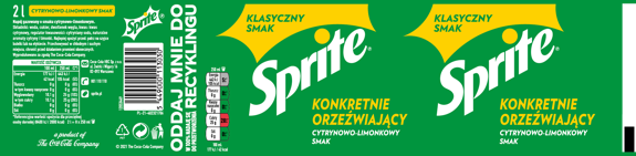 Sprite PET 2 L (8 PACK)