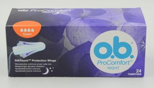 o.b. ProComfort Super Night 24 szt Tampons & o.b. ProComfort Normal Night 24 szt Tampons