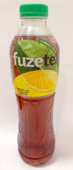 FUZETEA Black Ice Tea Lemon PET 1L UKR