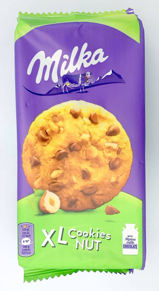 Milka XL Cookie Nut 184g 