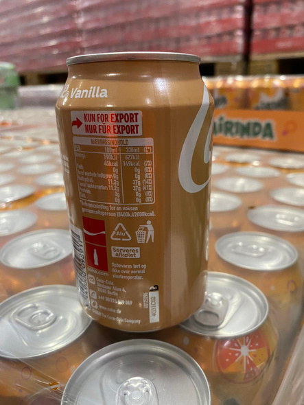 Coca Cola Vanilla FAT CAN 330 ml 