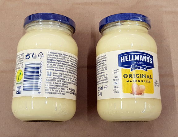 Mayonnaise Hellmanns Oryginalny 225 ml 