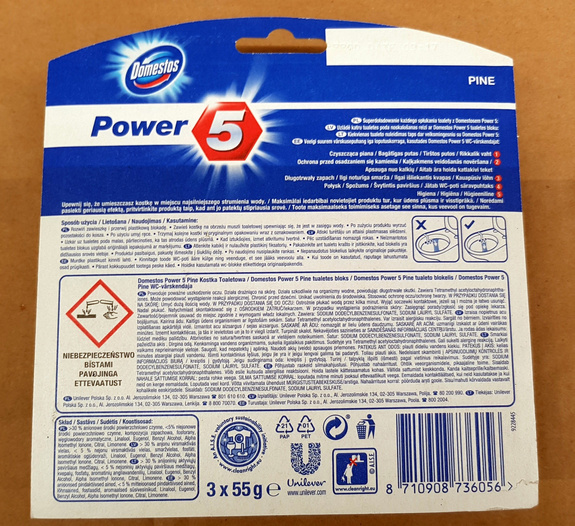 Domestos Ocean 3in1Power 3x55 g