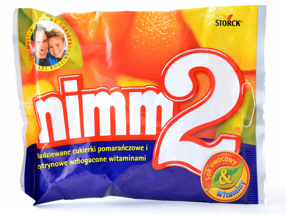  nimm2 Nadziewane cukierki pomarańczowe i cytrynowe wzbogacone witaminami 90 g