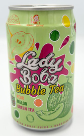 Bubble Tea Lady Boba Pear Melon Green Tea 320 ml