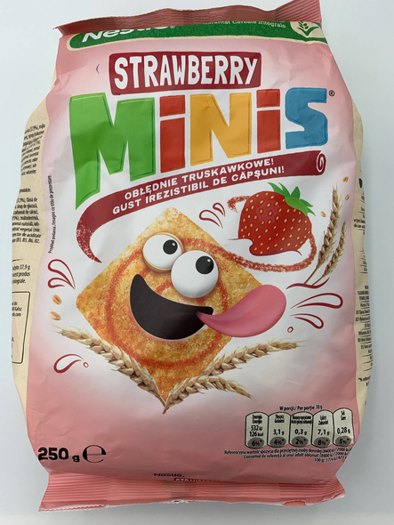 Nestle Płatki Strawberry Minis  250 g 