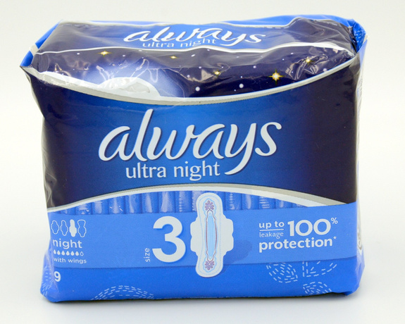 Always Ultra 9pcs x 14 normal size 1 & Ultra Night 11pcs x 9 Night Size 3  & Ultra  14 pcs x 10 Super Size 2 & Sensitive 8 pcs x10 Ultra Super Plus  