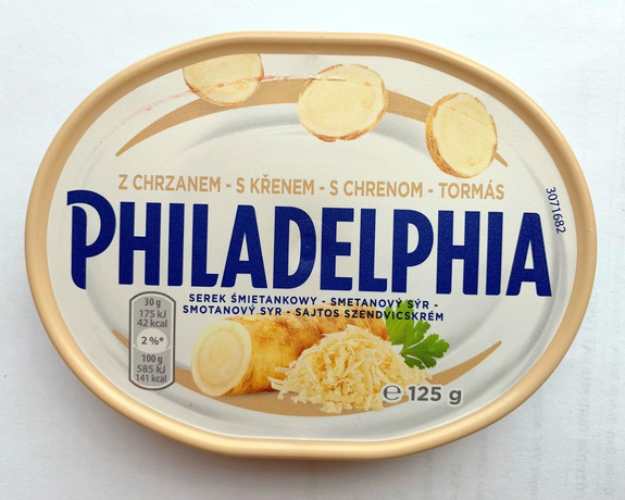 Philadelphia z chrzanem 125 g 