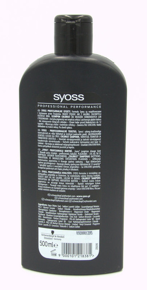 Syoss  Shampoo Colorist 500 ml & Repair 500 ml & Volume 500 ml &Ceramide Complex 500 ml