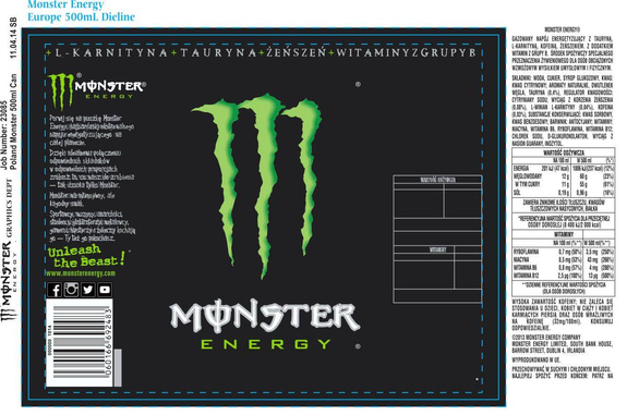 Monster Energy CAN 500 ml