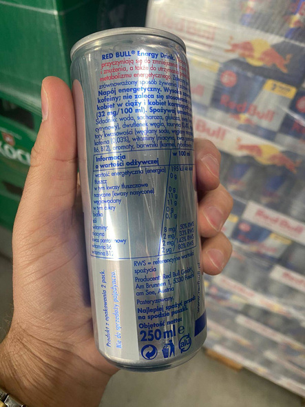 Red Bull  CAN 250 ml * 2 pack Polish