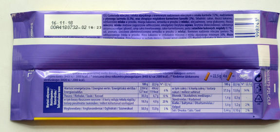 Milka Triple Caramel Flavour 90 g