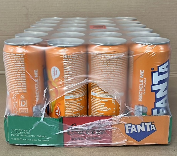  Fanta Orange 330 ml CAN SLEEK DRS