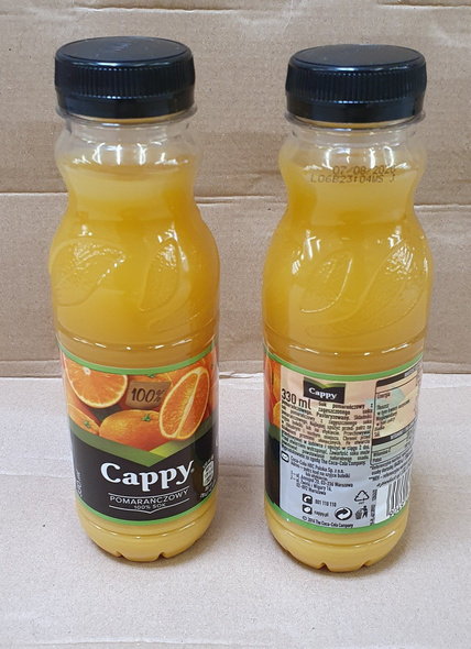 CAPPY JUICE ORANGE 0,33L 