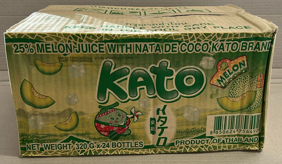 KATO DRINK WITH COCONUT JELLY PIECES NATA DE COCO 320 ML Melon