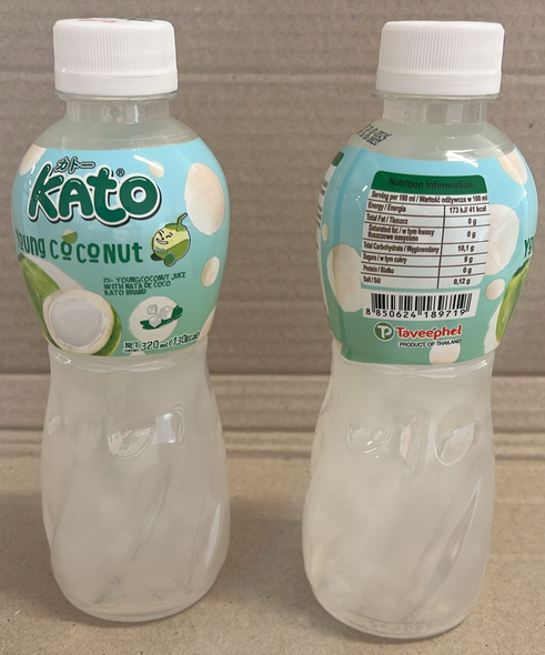 KATO DRINK WITH COCONUT JELLY PIECES NATA DE COCO 320 ML Coconut