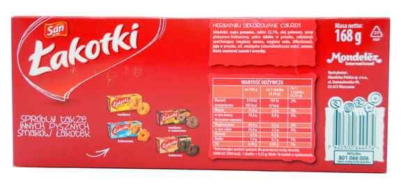 San Łakotki Kakaowe 168 g 