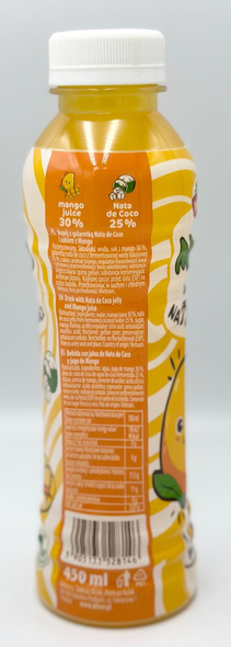 Jungle fruits Mango Juice Drink with Nata de Coco 450 ml 