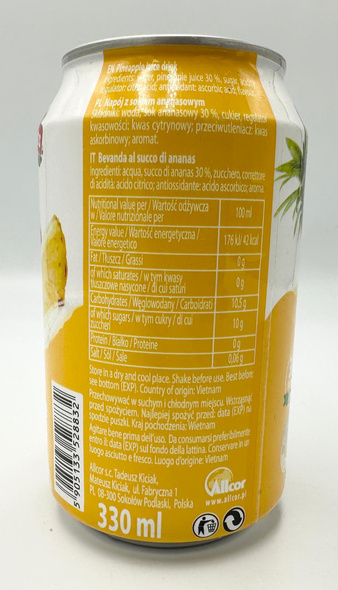 Jungle fruits Pineapple Juice Drink 330 ml 