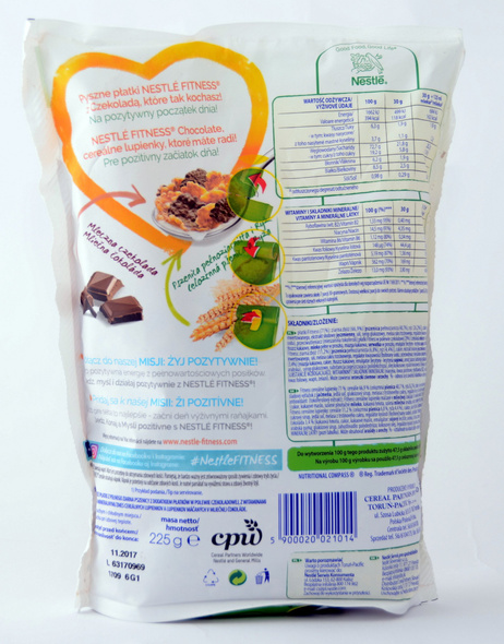 Nestle Płatki Fitness Chocolate 225 g 