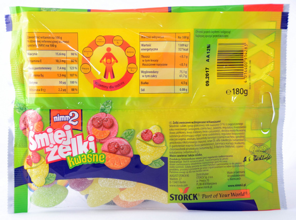 Śmiej Żelki Kwaśnie 180 g nimm2