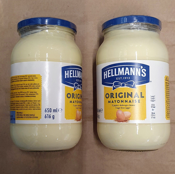 Mayonnaise Hellmanns Oryginal 650 ml 