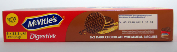 MsVitie's Digestive Dark Chocolate Wheatmeal Biscuits 6x33,3g (199,8g) 