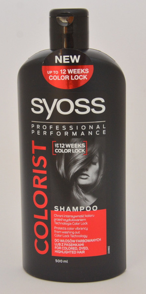 Syoss  Shampoo Colorist 500 ml & Repair 500 ml & Volume 500 ml &Ceramide Complex 500 ml