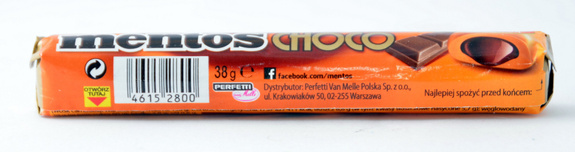 Mentos Choco Toffi z Czekoladą 38 g 