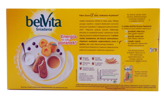 BelVita Pyszne Nadzienie (5x50,6g) 253 g 