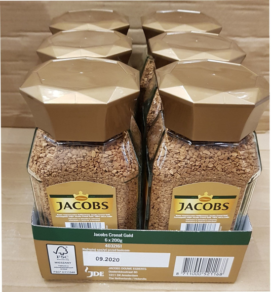 Instant Coffee Jacobs Cronat Gold 200g