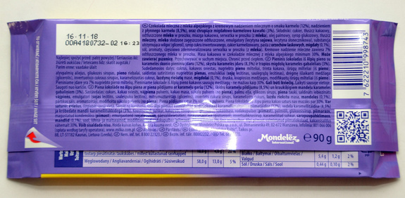 Milka Triple Caramel Flavour 90 g