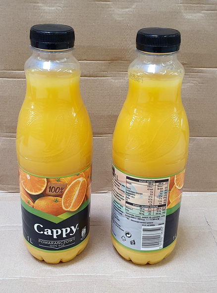 CAPPY JUICE  ORANGE 1L