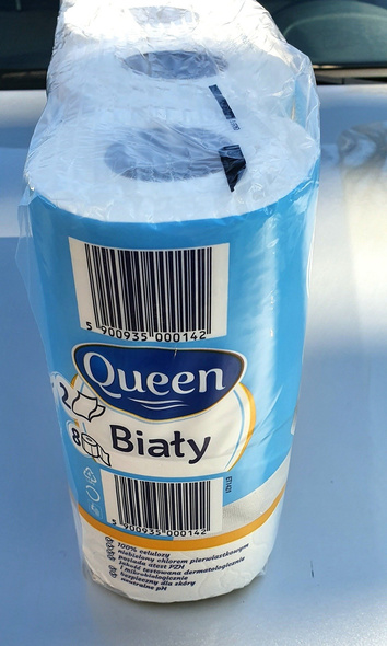 Toilet paper Queen White 2 layers 8 rolls