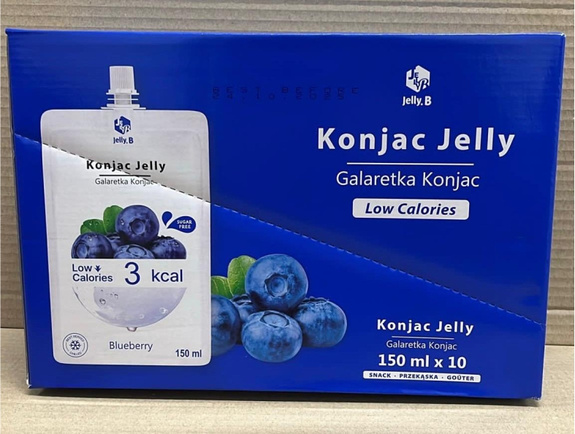 Konjac Jelly Blueberry 150 ml 