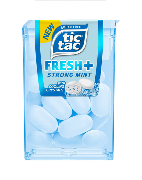 Tic Tac Fresh Strong Mint Sugar Free 12 g 