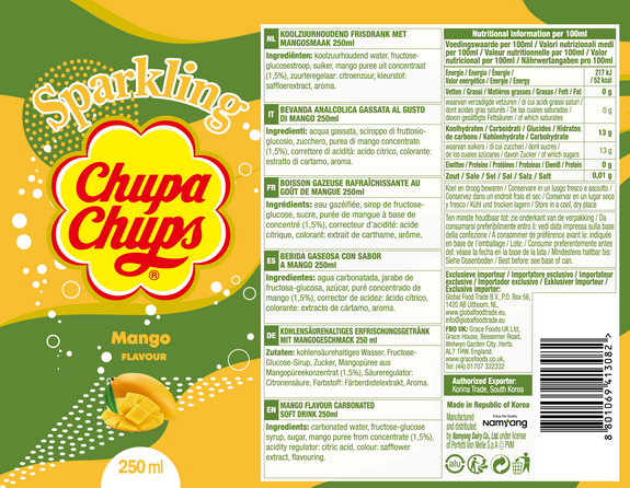 Chupa Chups Mango 250ml