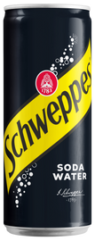 Schweppes Soda Water CAN 330 ml