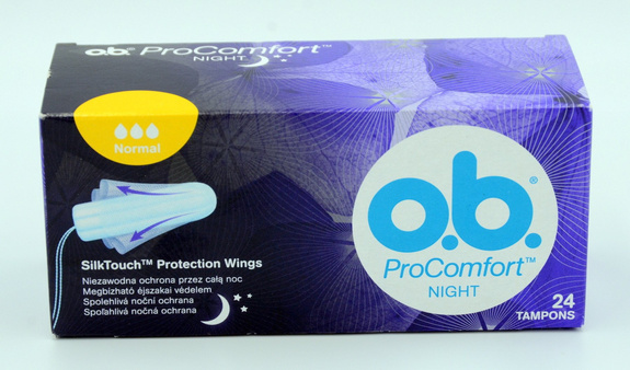 o.b. ProComfort Super Night 24 szt Tampons & o.b. ProComfort Normal Night 24 szt Tampons