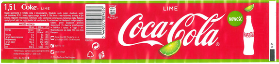 Coca Cola Lime PET 1,5 L