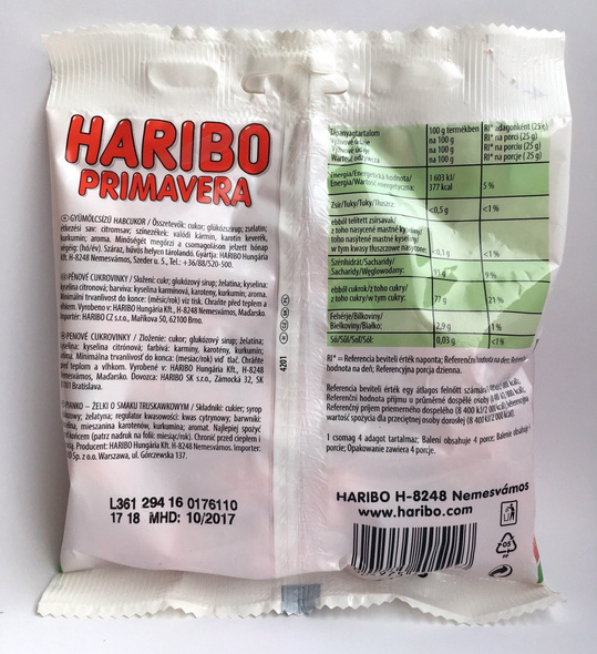 Haribo Primavera 100 g 