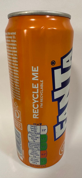  Fanta Orange 330 ml CAN SLEEK DRS
