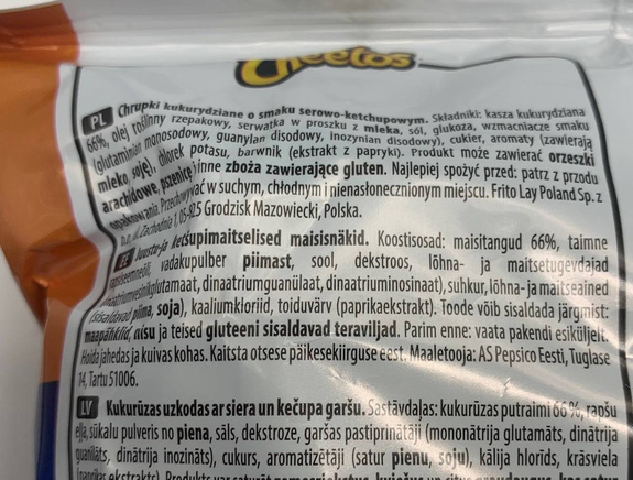 Cheetos Ketchup Cheese Spirals 80 g