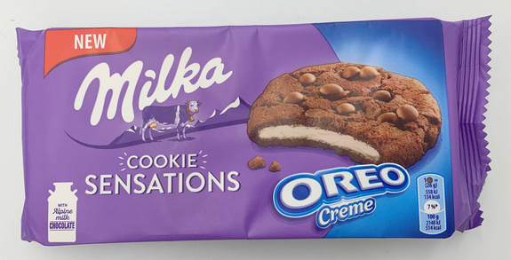 Milka XL Sensations Cookie Oreo Creme 156g 