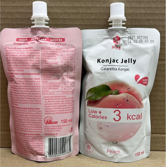 Konjac Jelly Peach 150 ml 