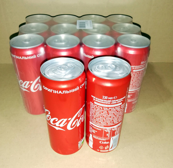 Coca Cola 330 ml SLEEK (12) origin UKR