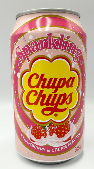 Chupa Chups Drink Strawberry&Cream 345ml