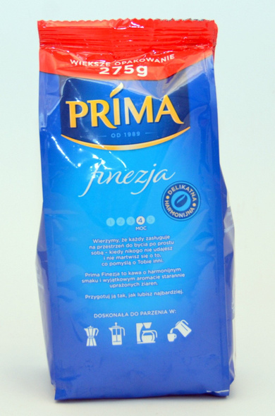 Kawa Mielona Prima Finezja 275 g